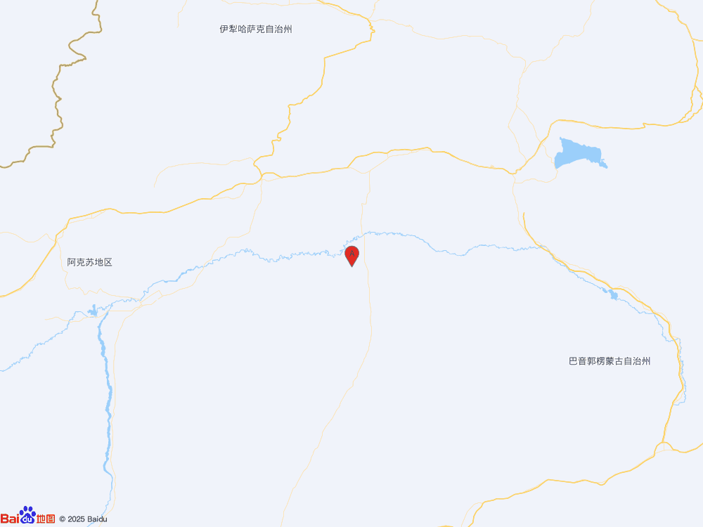 新疆巴音郭楞州尉犁县（北纬40.90度，东经84.09度）发生4.0级地震