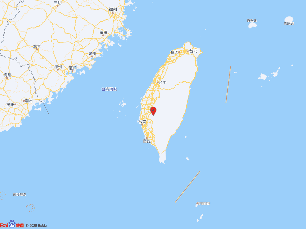台湾台南市（北纬23.29度，东经120.52度）发生4.2级地震
